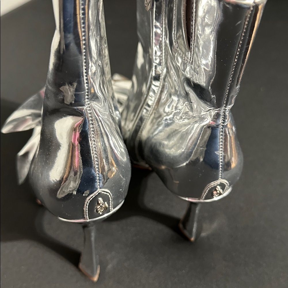 Sam Edelman Chrome Ankle‎ Boots - Picture 4 of 6